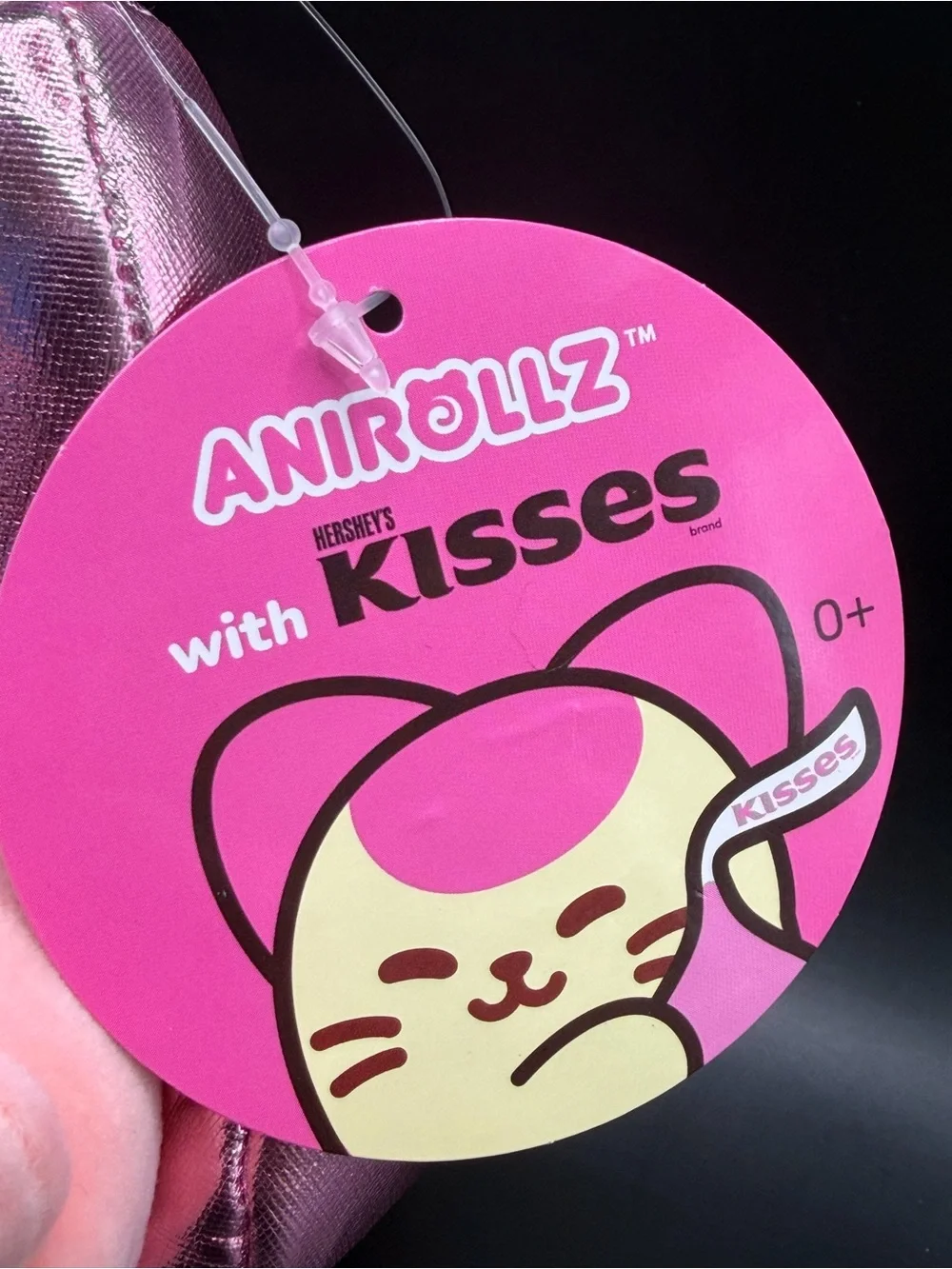 Anirollz-Kittiroll- Pink Plush Kisses Small Plush, Bew‎ with tags